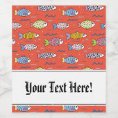 Fisch, Fisch, Fisch! Weinetikett (Einzelnes Label)