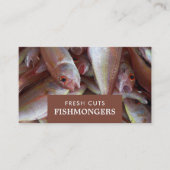 Fisch, Fischfang/Ehefrau, Fischmarkt Visitenkarte (Vorderseite)