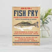 Fisch-Fischrogen-Party Einladungen (Stehend Vorderseite)