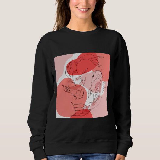 Fisch Fish Scoop Sweatshirt (Vorderseite)