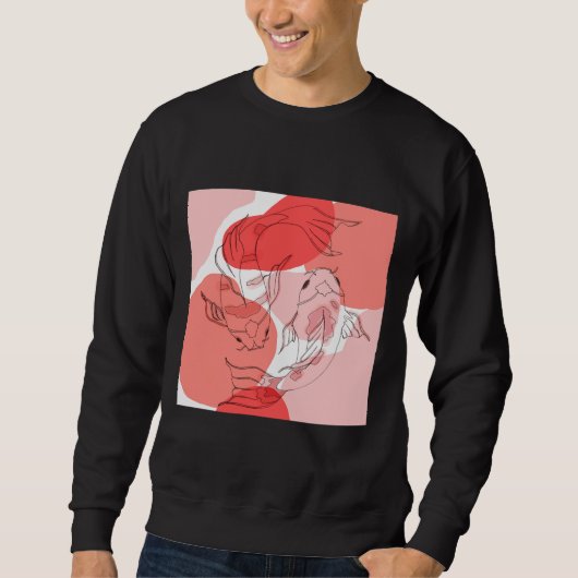 Fisch Fish Scoop Sweatshirt (Vorderseite)