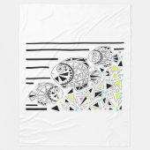 Fisch Fleecedecke (Vorderseite)