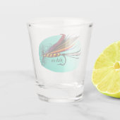 Fisch (fliegend) schnapsglas (Rückseite)