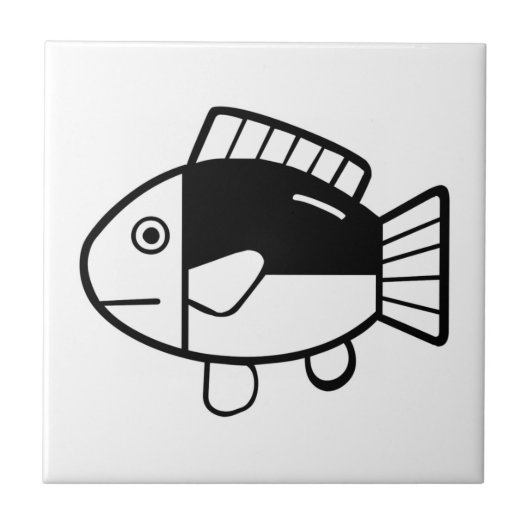 Fisch Fliese (Vorderseite)