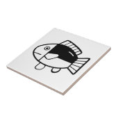 Fisch Fliese (Seite)