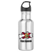 Fisch Florida Edelstahlflasche (Vorderseite)
