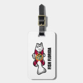 Fisch Florida Gepäckanhänger (Vorderseite vertikal)