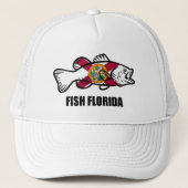 Fisch Florida Truckerkappe (Vorderseite)
