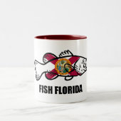 Fisch Florida Zweifarbige Tasse (Mittel)