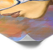 Fisch-Frau-Plakat Poster (Ecke)