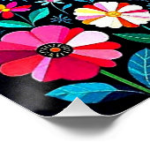 Fisch frisst Blume 1 Poster (Ecke)