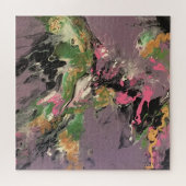 Fisch Fry Acryll Pour Leinwand Malerei Puzzle (Horizontal)