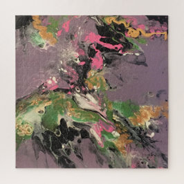 Fisch Fry Acryll Pour Leinwand Malerei Puzzle