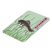 Fisch für eine Katze Magnet (Linke Seite)