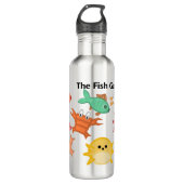 Fisch Game Water Flasche Edelstahlflasche (Vorderseite)