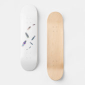 Fisch geformtes Lackprächtigen Surflogo moderne Ku Skateboard (Vorderseite)