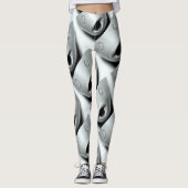 Fisch geht Grau voran Leggings (Vorderseite)