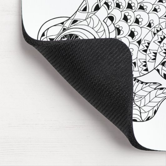 Fisch-Gekritzel Mousepad (Ecke)