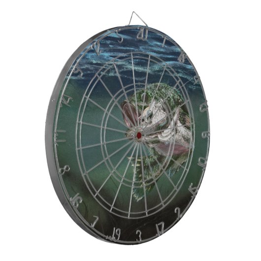 Fisch gelobt dartscheibe (Vorderseite Links)