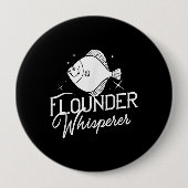 Fisch-Geschenk Bauer Button (Vorderseite)