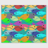 Fisch Geschenkpapier (Flach)