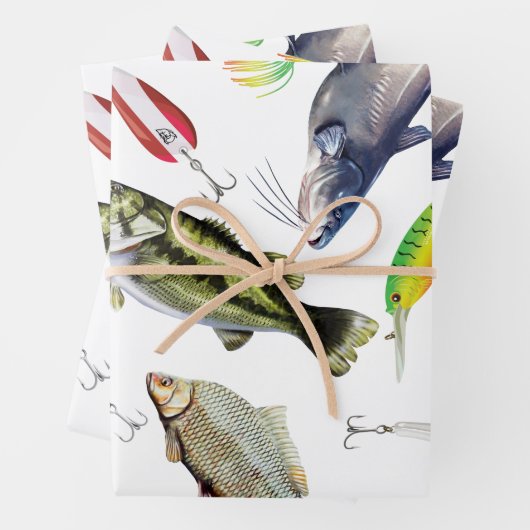 Fisch Geschenkpapier Set (Beispiel)
