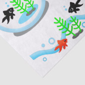 Fisch-Gewebe-Papier Seidenpapier (Detail)