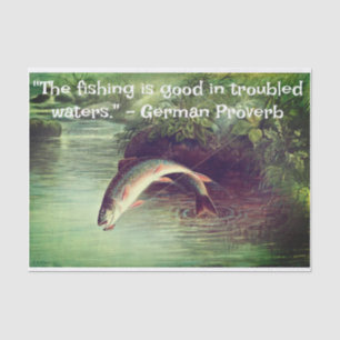 Fisch-Gewebe Seidenpapier