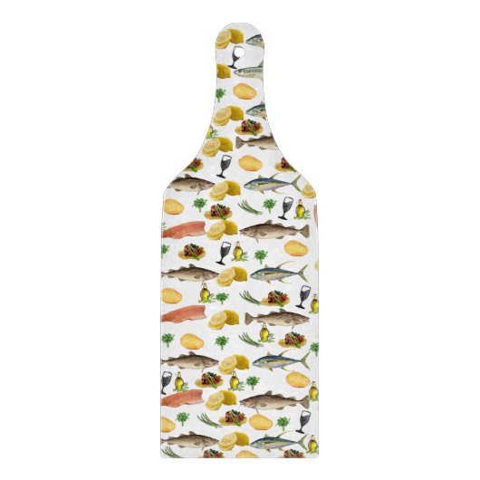 Fisch Glas Schneidbrett Schneidebrett (Vorderseite)