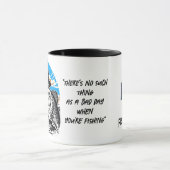 Fisch glücklich Big Fish Quote Tasse (Zentrum)