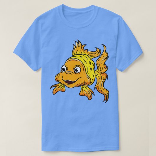 Fisch Goldfish T-Shirt (Design vorne)