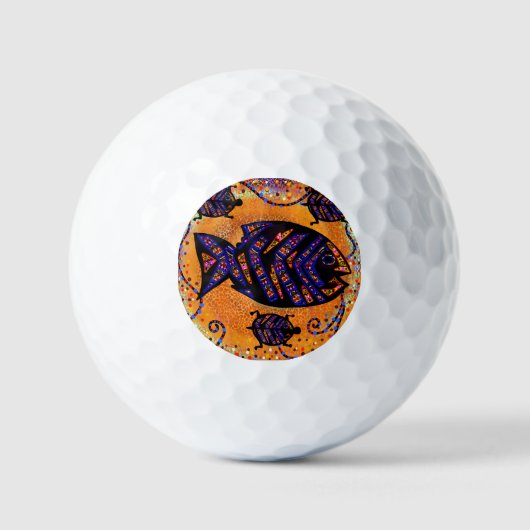 FISCH GOLFBALL (Vorderseite)