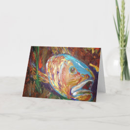 Fisch Grußkarte, Umschläge inklusive Karte