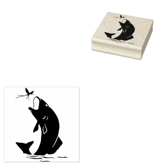 Fisch Gummistempel (Stempel)
