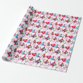 Fisch, Haken, Name - Got an dir! Geschenkpapier (Ungerollt)