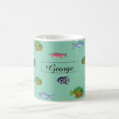 Fisch-heller Türkis Kaffeetasse (Mittel)