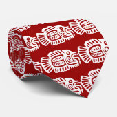 Fisch, Hieroglyph (Maya) Krawatte (Gerollt)