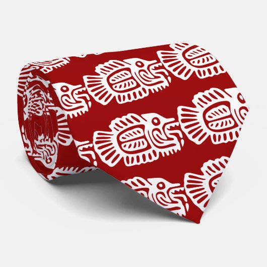 Fisch, Hieroglyph (Maya) Krawatte (Gerollt)