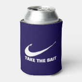Fisch Hook-Fisherman Core-Take the Bait-Dark Blue Dosenkühler (Kanne Vorderseite)