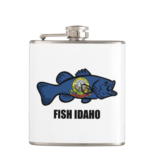 Fisch Idaho Flachmann (Vorderseite)