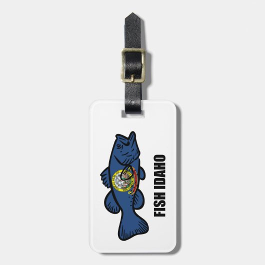 Fisch Idaho Gepäckanhänger (Vorderseite vertikal)