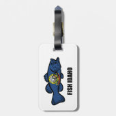 Fisch Idaho Gepäckanhänger (Rückseite vertikal)