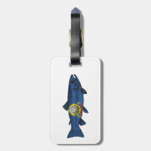 Fisch Idaho Trout Gepäckanhänger (Rückseite vertikal)