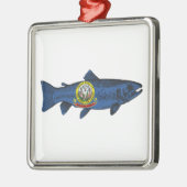 Fisch Idaho Trout Ornament Aus Metall (Links)