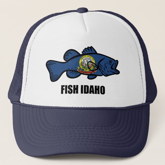 Fisch Idaho Truckerkappe (Vorderseite)