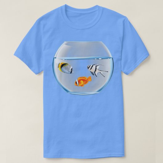 Fisch im Aquarium 4 T-Shirt (Design vorne)