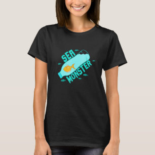 Fisch-im-Flaschen-Meeresmonster T-Shirt