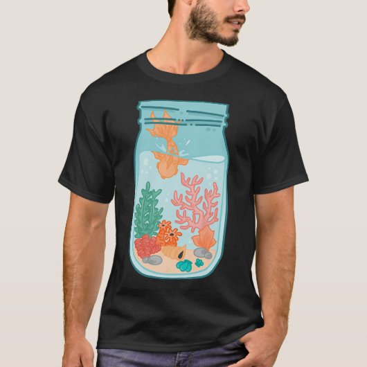 Fisch im Glas T-Shirt (Vorderseite)