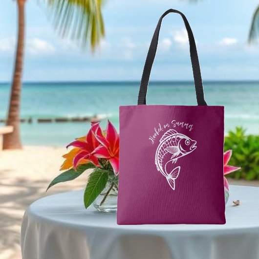 Fisch im Sommer süchtig Tasche