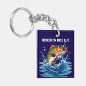 Fisch in der Rolle Schlüsselanhänger (Vorderseite links)